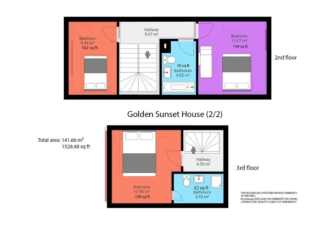 Casa de Férias Golden Sunset House With Free Parking By My Getaways Vila Brighton